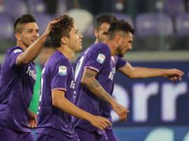 Um gol de Pezzella valeu os três pontos aos 'viola'. Twitter/Fiorentina