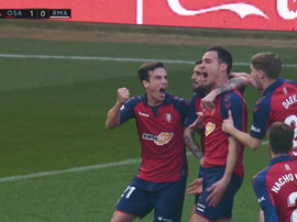 Unai García valide le bon début de match d'Osasuna contre le Real Madrid. Capture/Movistar+LaLiga