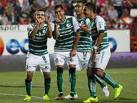 Santos Laguna venció el encuentro por 2-1. SantosLaguna