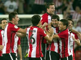 El de Mikel San José es uno de los mejores goles del pasado fin de semana. Twitter