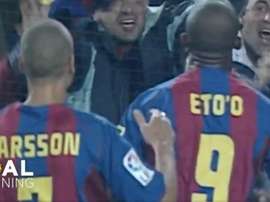 Eto'o superó a Casillas. FCBarcelona
