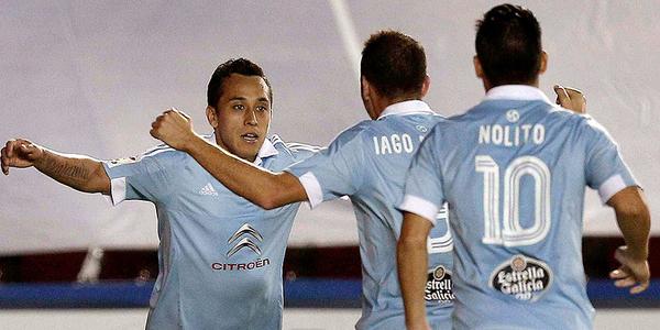 Orellana, Aspas, Nolito, el maravilloso tridente del Celta.