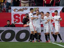 Ben Yedder y Sarabia, las bazas del Sevilla ante el Barcelona. AFP