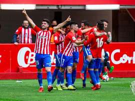 El Sporting llega con moral tras ganar ante el Huesca. RealSporting