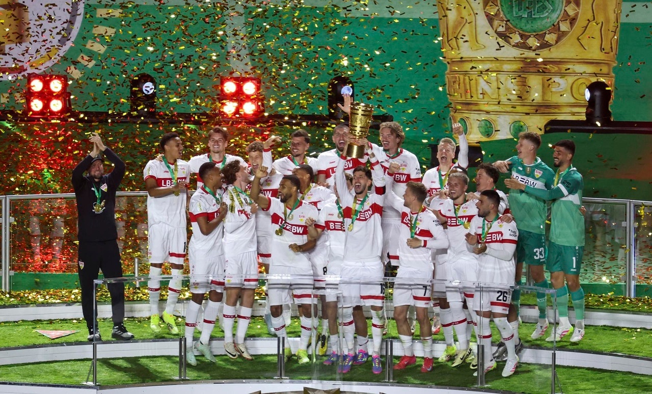 El Stuttgart impone su categoría y logra su cuarta Copa de Alemania