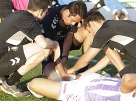 Mayoral, cinco semanas fuera por un esguince. RealValladolid