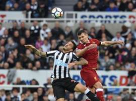 Disputa em St. James Park terminou com uma igualdade a uma bola. Twitter/LFC