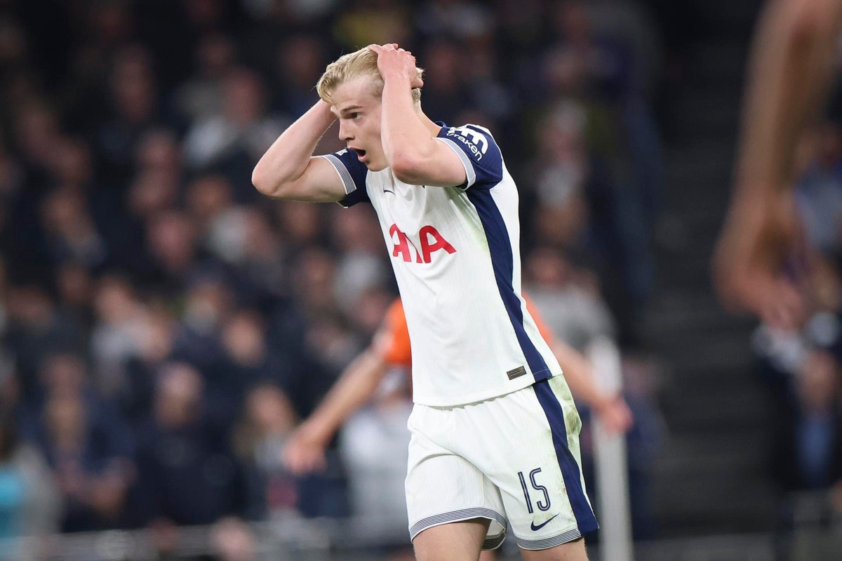 Spurs' Bergvall set to miss remainder of season with ankle injury: Postecoglou