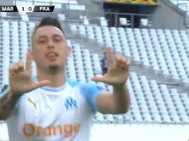 Ocampos a ouvert le score au Vélodrome. Capture/ESPN