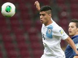 Lucas Olaza es internacional con las categorías inferiores de Uruguay. CONMEBOL
