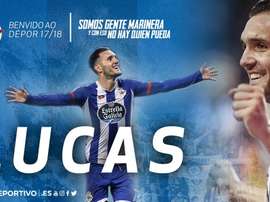 Lucas Perez has returned to Deportivo on loan. Twitter/RCDeportivo