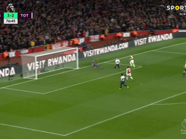 Torreira showed his attacking instincts to slot home. Screenshot/SportTV2