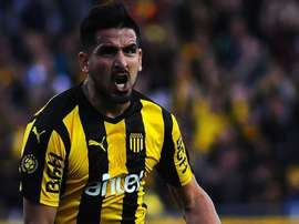 Viatri puso el 0-1 a tres minutos del final. AFP