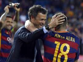 Aleix Vidal admet que Luis Enrique et Jordi Alba ont une relation compliquée. EFE