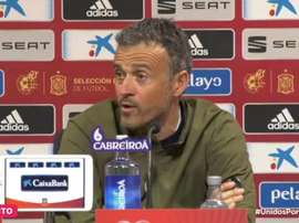 Luis Enrique est revenu sur ses deux joueurs. EFE