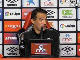 A Luis García no le obsesiona dormir como primeros de la Liga Smartbank. Captura/RCDMallorca