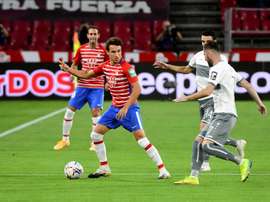 Machís adelantó al Granada con un golazo. EFE
