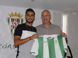 Ilusionado Luis Muñoz. Twitter/Cordobacfsad
