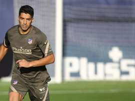 Luis Suárez habló como jugador del Atlético. Twitter/Atleti