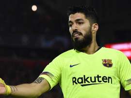 Suárez, blessé. EFE/Archive