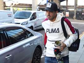 Suárez, concentrado con la 'Celeste'. Uruguay