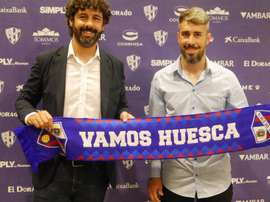 Luisinho empieza nueva aventura. Twitter/SDHuesca