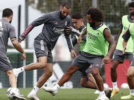 El Real Madrid se ejercitó con normalidad este viernes en Valdebebas. RealMadrid