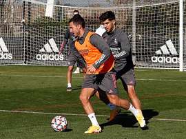 El Madrid continuó con los trabajos pensando en el Inter. RealMadrid