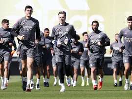 El Madrid se entrenó tras la victoria ante el Betis. RealMadrid