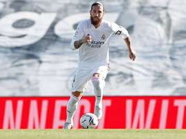 Ramos igualó a Santillana para ser el cuatro madridista con más partidos en Liga. RealMadrid