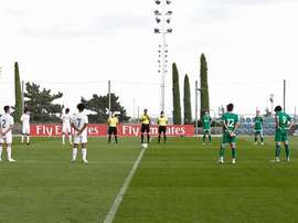 Minuto de silencio en memoria de Agne Simonsson. RealMadrid