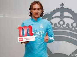 Modric, mes redondo: fue elegido mejor jugador de diciembre. RealMadrid