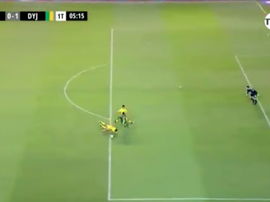 El gol regalado de la jornada. Captura/TNTSports