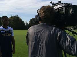 Mahlon Romeo, durante un acto con el Millwall FC. Millwall
