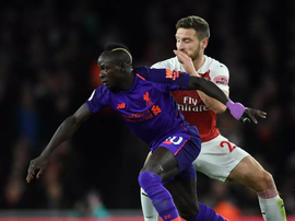 Sadio Mané had a goal wrongfully rule out for offside. CAPTURA