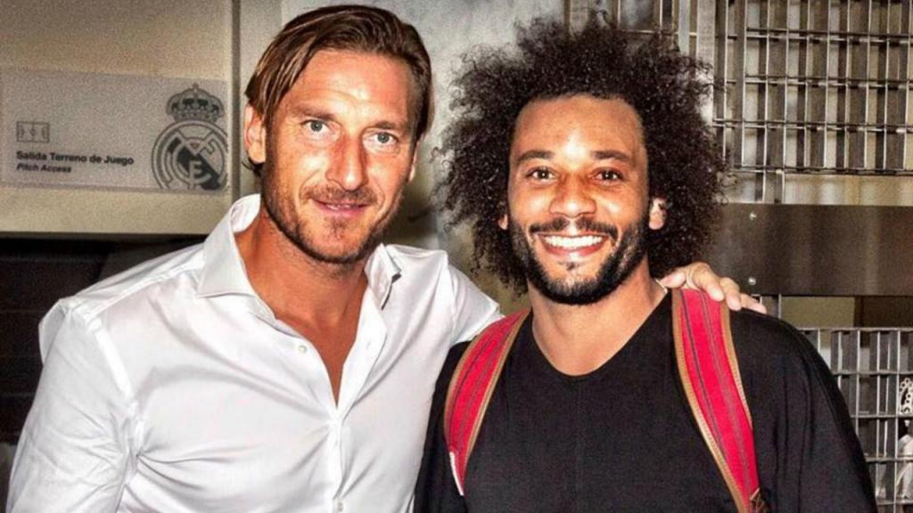 Marcelo, un fan más de Totti