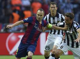 Le magnifique compliment d'Iniesta à Marchisio. AFP