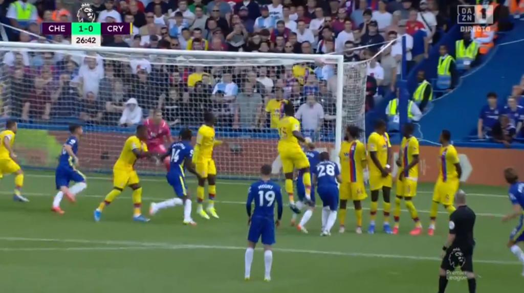 Marcos Alonso S Free Kick Goal To Open The Scoring