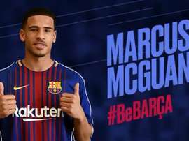 Marcus McGuane, nouveau renfort de la filiale du Barça. capture/FCBarcelonaB