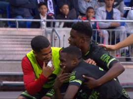 L'EAG a égalisé par Marcus Thuram. Twitter/beINSports