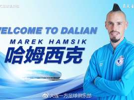 Hamsik, a China. DalianYFC