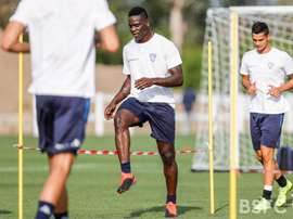 Balotelli é expulso do treindo do Brescia. Twitter/BresciaOfficial