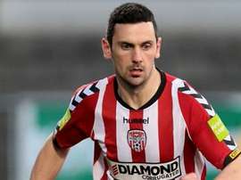 Mark Farren during a match for Derry City. Twitter