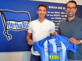 Grujic jugará cedido en Alemania. Twitter/HerthaBSC