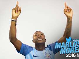 Marlos Moreno, nouveau joueur du Manchester City. MCFC