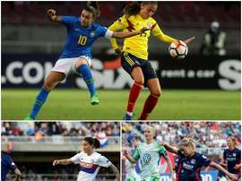 Marta, Hegerberg and Marozsan up for the FIFA women's 'The Best' award. AFP/EFE