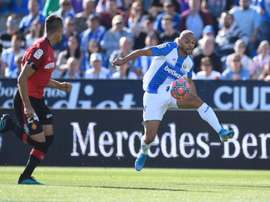 Leganes will not negotiate with Barca for Braithwaite. Twitter/CDLeganes