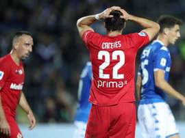 El Brescia enturbia el 'mes de oro' de la Fiore. ACFFiorentina