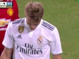 La strana partita di Odegaard. Captura/beINSports