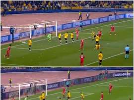 Martinez and Lewandowski struck in quick succession for Bayern Munich. Captura/RMCSports